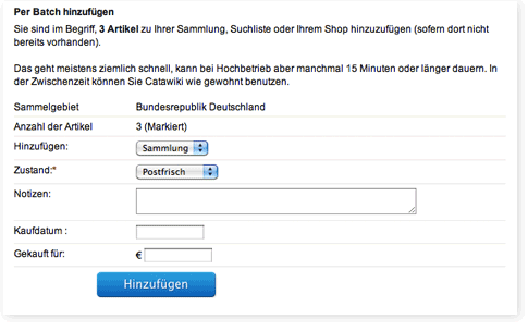 Bulk upload Screen